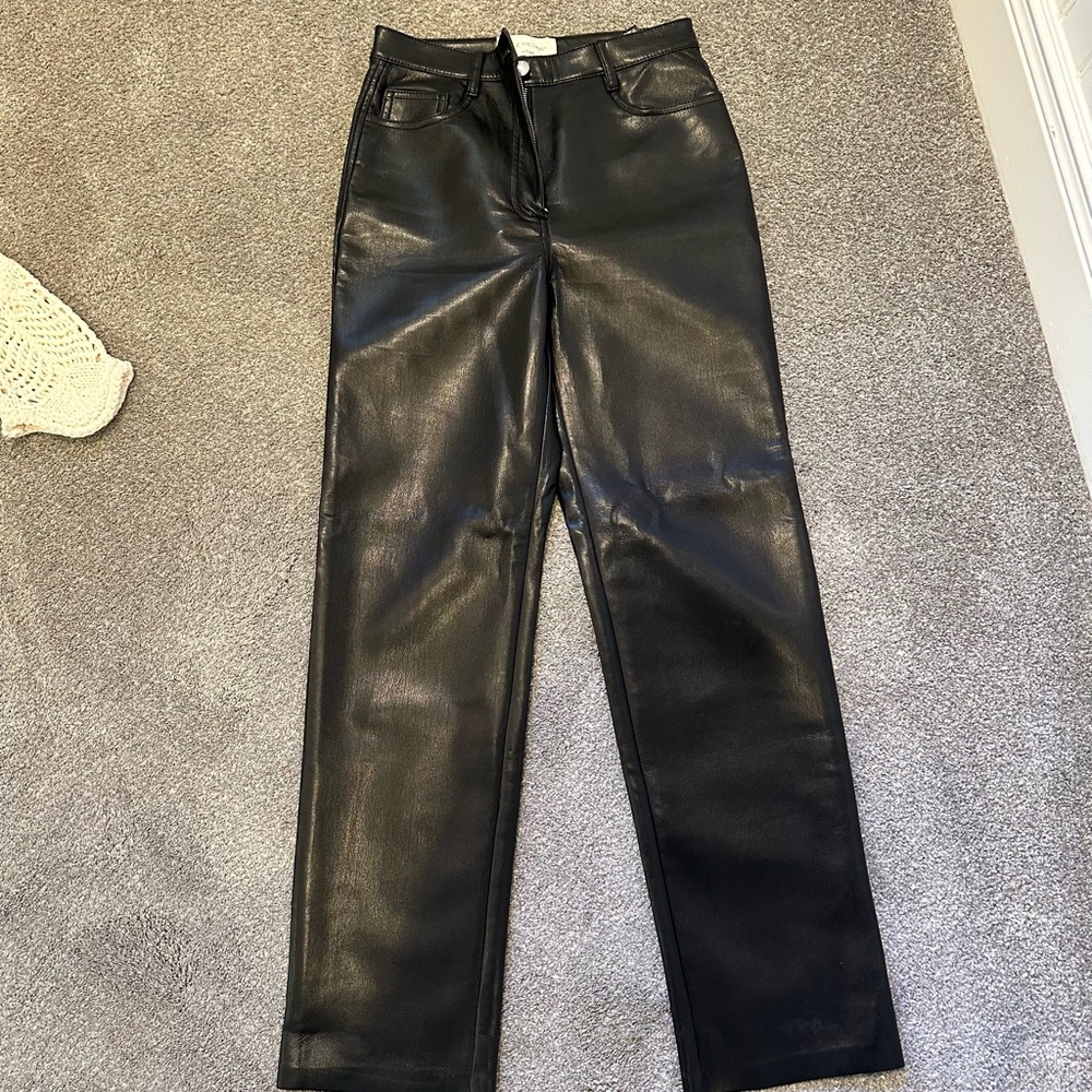 Aritzia Melina leather pants